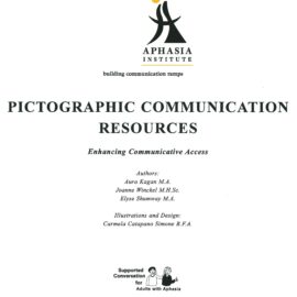 Pictographic Communication Resource Binder (PCR)