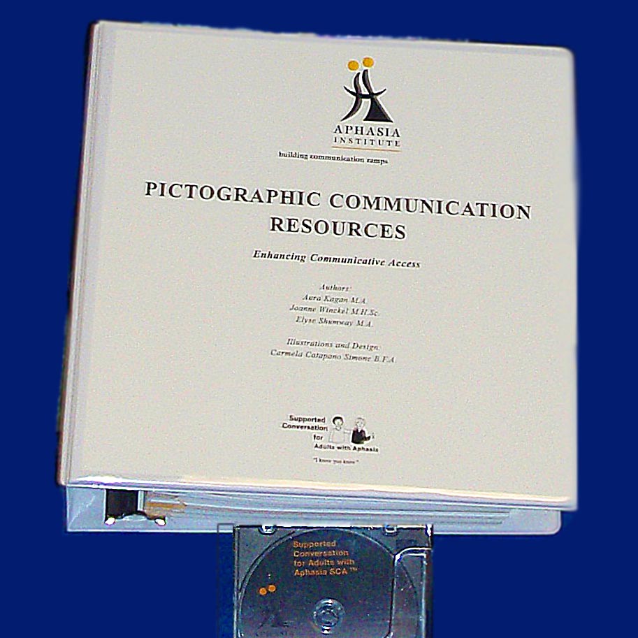 COMBO: PCR/SCA™ DVD (Pictographic Communication Resource Binder / Supported Conversation for Adults with Aphasia)